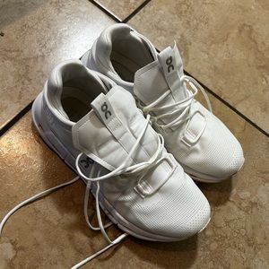 On Running White Athletic Shoes